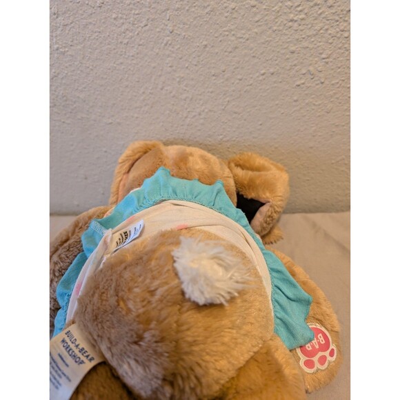 Build-A-Bear Tan Bunny Plush Stuffed Animal 16” – Llama Dress Outfit – Soft - Picture 5 of 13